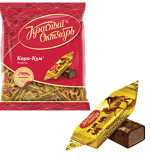 Конфеты шоколадные КРАСНЫЙ ОКТЯБРЬ "Кара-Кум", 250 г, пакет, КО04272