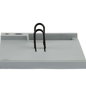 Подставка под календарь СТАММ, пластик, серый