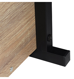 Стеллаж на металлокаркасе BRABIX "LOFT SH-002", 600х350х845 мм, цвет дуб натуральный, 641233