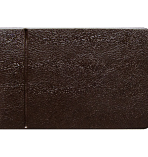 Кредитница OfficeSpace на 16 карт, ПВХ, коричневый, горизонтальная