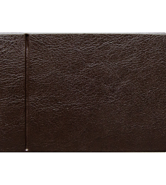 Кредитница OfficeSpace на 16 карт, ПВХ, коричневый, горизонтальная