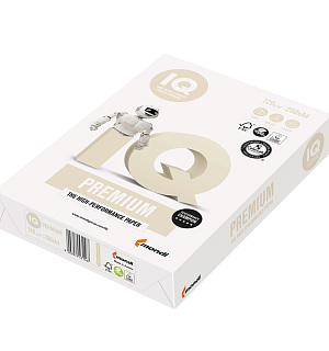 Бумага IQ "Premium" А4, 120г/м2, 250л., 172%