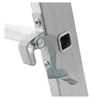 Лестница-трансформер 3-х секционная 3х7 ступеней, 3х1,9 м, высота 4,5 м, нагрузка 150 кг, алюминий, НОВАЯ ВЫСОТА, 1230307