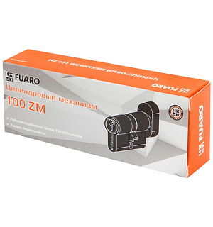 Цилиндровый механизм Fuaro 100 ZM 60 (25х10х25) AB, с вертушкой, 5 ключей, цвет бронза