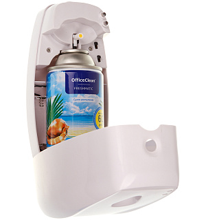 Сменный баллон для освежителя воздуха OfficeClean "Лазурный бриз", сухое распыление, 250мл