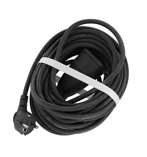 Удлинитель морозостойкий Luazon Lighting, 1 розетка, 10м, 16А, КГ 3х1.5 мм2, с з/к,IP44,