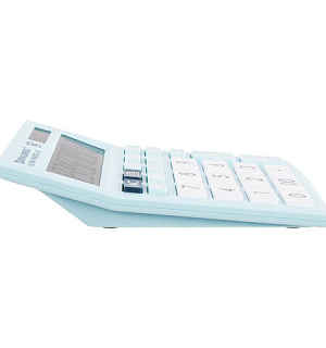 Калькулятор настольный BRAUBERG ULTRA PASTEL-12-LB (192x143 мм), 12 разрядов, двойное питание, ГОЛУБОЙ, 250502