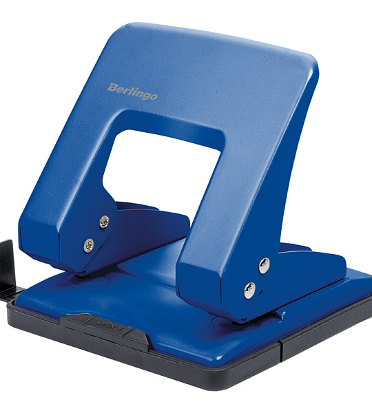 Дырокол Berlingo "Universal" 30л., металлический, синий