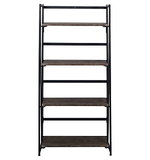 Стеллаж на металлокаркасе "BRABIX LOFT SH-001", 600х300х1250 мм, складной, цвет морёный дуб, 641228